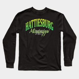 City Pride: Hattiesburg, Mississippi Long Sleeve T-Shirt